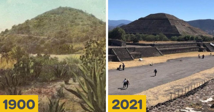 19 fénykép, mely bemutatja, hogyan néztek ki a híres helyek a múltban és mennyit változtak azóta