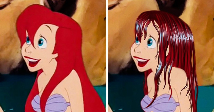 Így nézne ki 11 Disney-karakter reálisabb hajjal