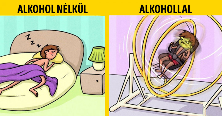10 humoros rajz, amely bemutatja, hogyan változunk meg az alkohol hatására