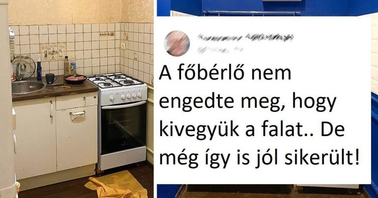 18 ember, aki nagyon ügyesen oldotta meg a lakásfelújítási munkálatait