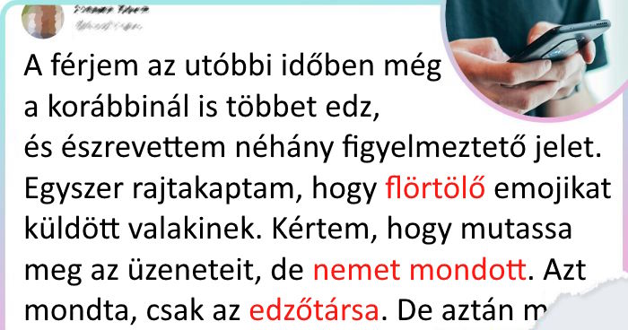 “A férjem nem hajlandó abbahagyni a barátkozást az edzőtársával, aki egy nő.”