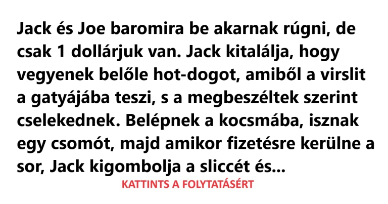 Jack és Joe baromira be akarnak…