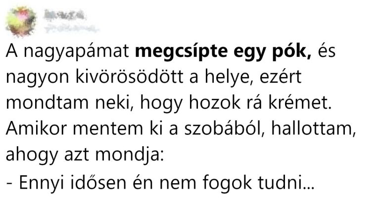 13 jófej nagyszülő, aki ha nem lenne, akkor ki kellene találni