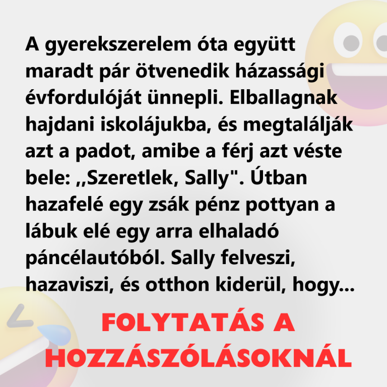 A gyerekszerelem óta együtt maradt pár ötvenedik házassági évfordulóját ünnepli