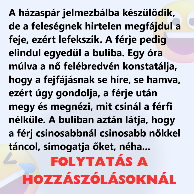 A házaspár jelmezbálba készülődik