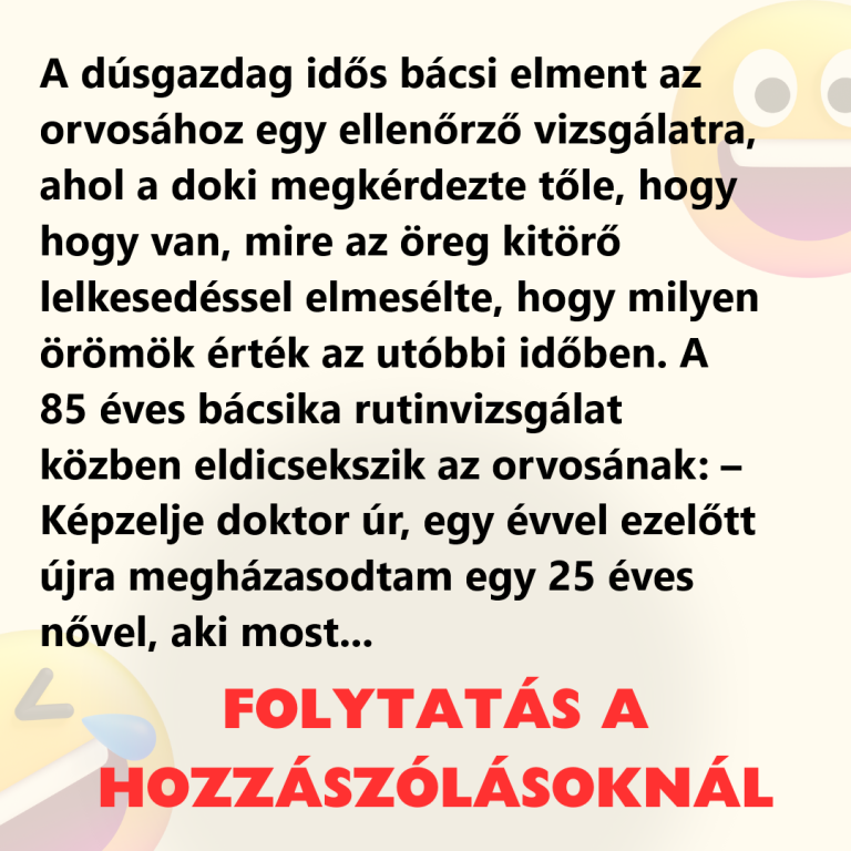 Az idős bácsi elvett feleségül egy 25 éves nőt