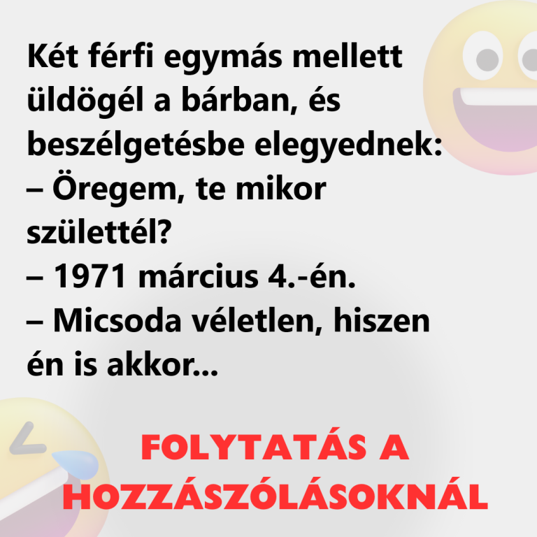 Két férfi egymás mellett üldögél a bárban, és beszélgetésbe elegyednek