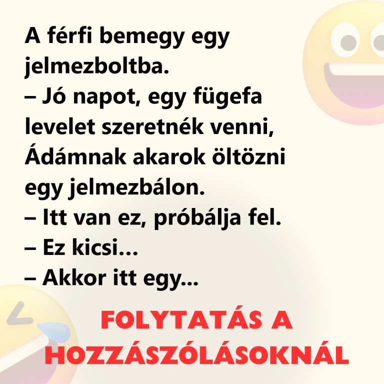 VICC: A férfi bemegy egy jelmezboltba