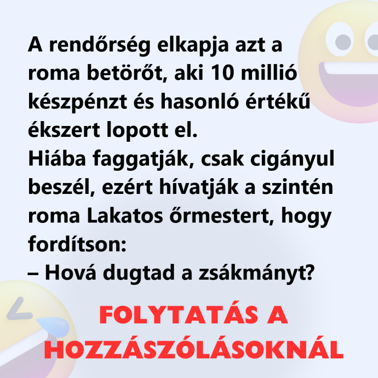 VICC: A rendőrség elkapja azt a roma betörőt