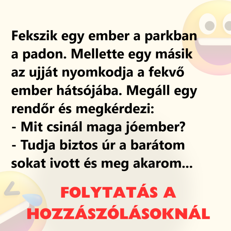 VICC: Fekszik egy ember a parkban a padon