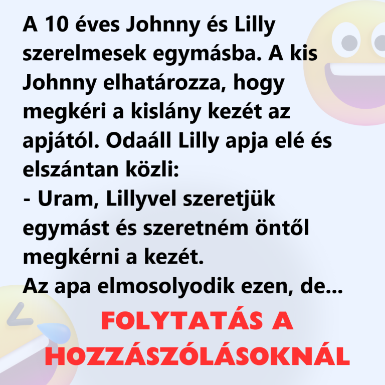 A 10 éves Johnny és Lilly szerelmesek egymásba.