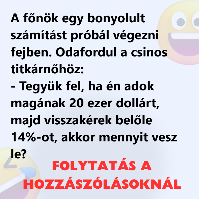 A főnök egy bonyolult számítást próbál végezni
