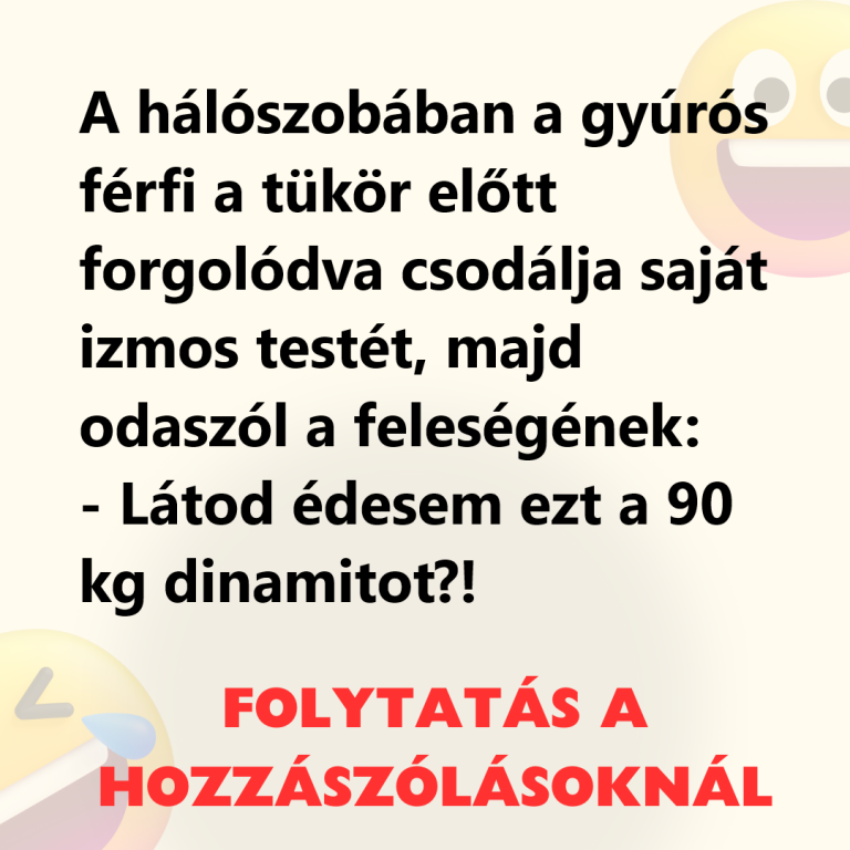 A hálószobában a gyúrós férfi