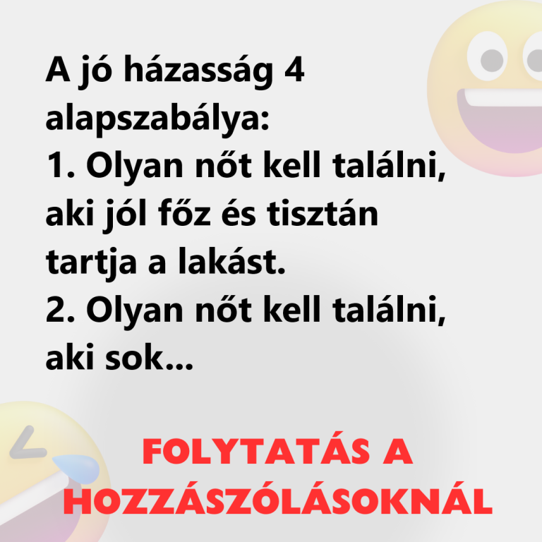 A jó házasság 4 alapszabálya