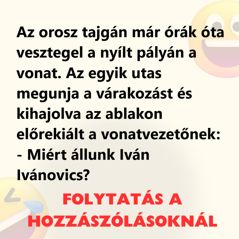 Az orosz tajgán már órák óta vesztegel a nyílt pályán a vonat