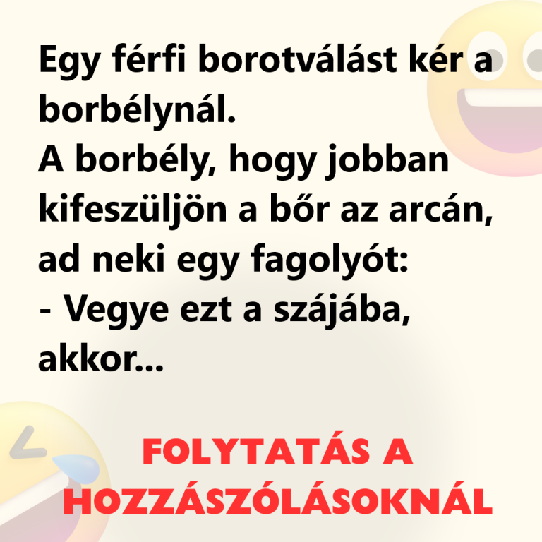 Egy férfi borotválást kér a borbélynál