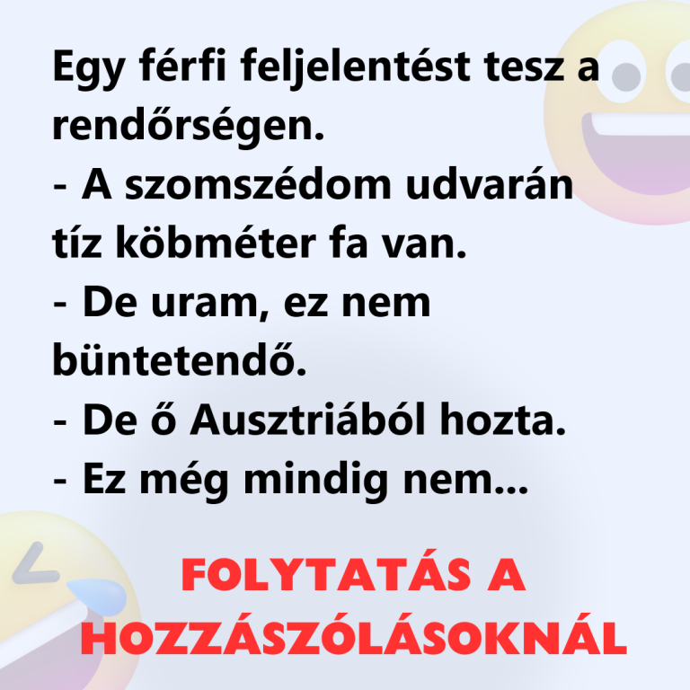 Egy férfi feljelentést tesz a rendőrségen