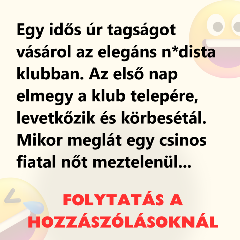 Egy idős úr tagságot vásárol