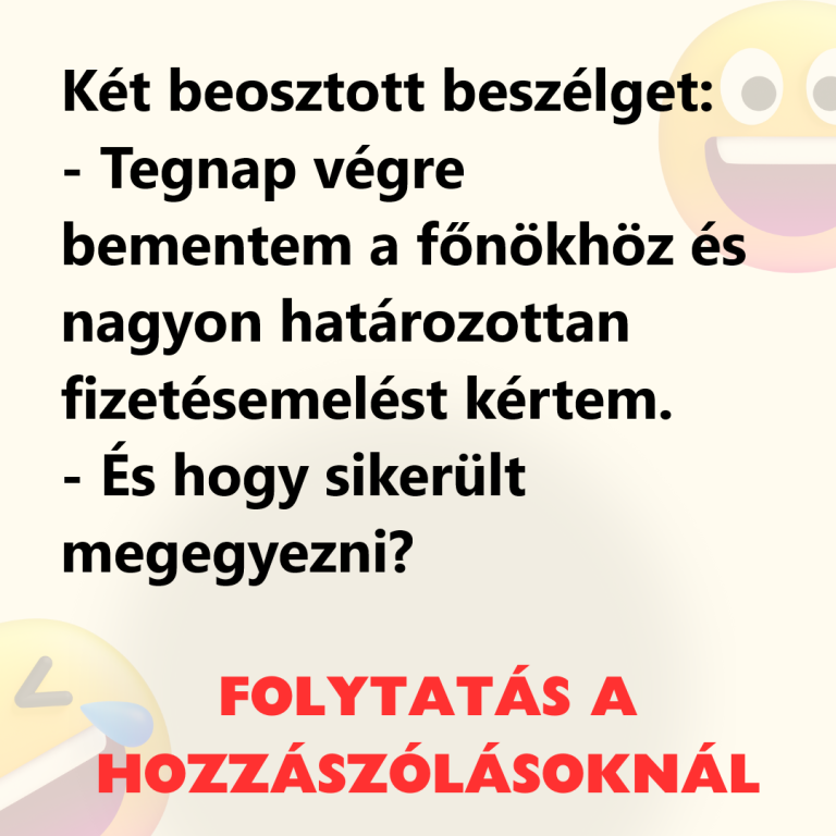 Két beosztott beszélget