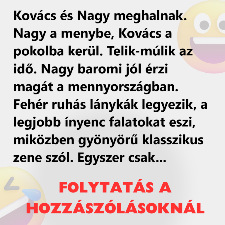 Kovács és Nagy meghalnak