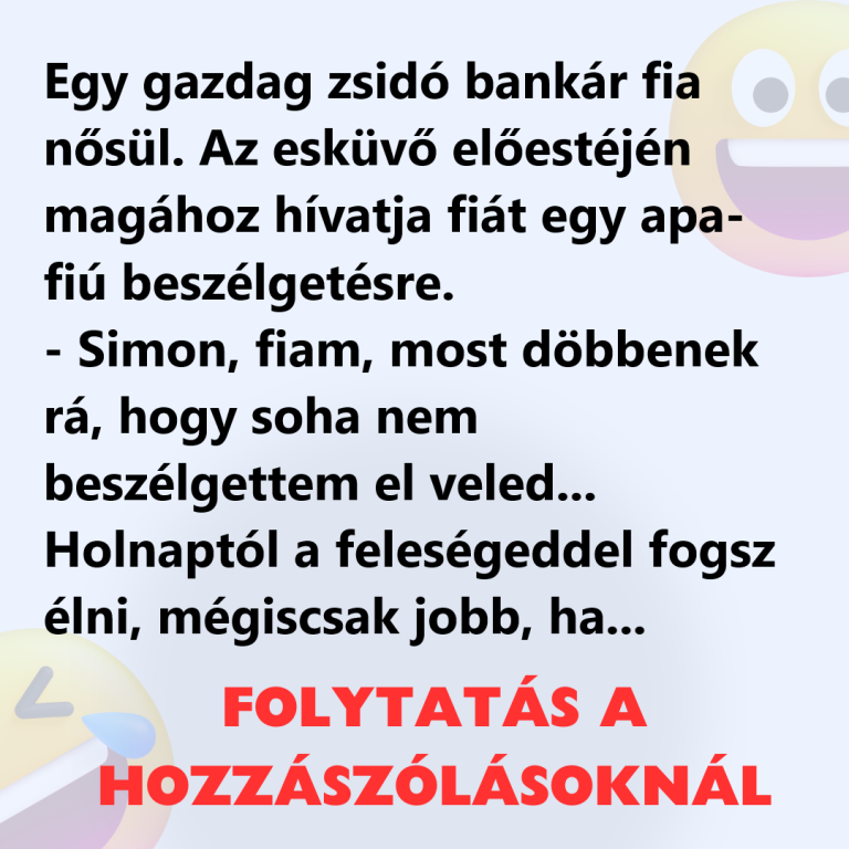 Egy gazdag zsidó bankár fia nősül