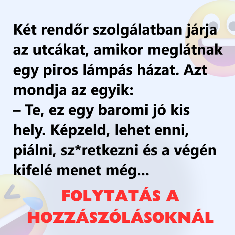 Két rendőr szolgálatban járja az utcákat
