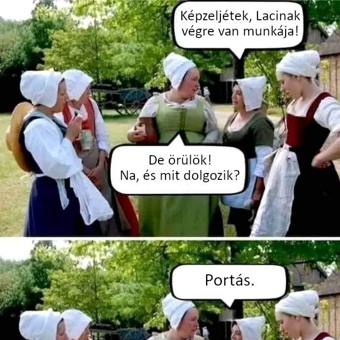 Lacinak végre van munkája