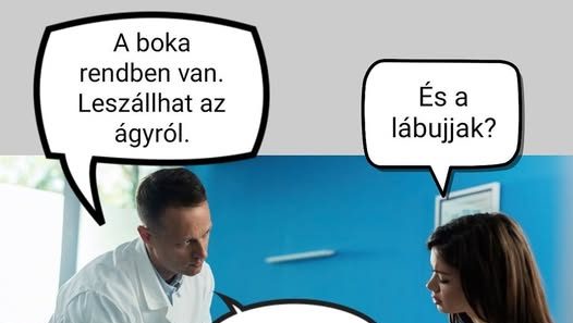 A boka rendben van.