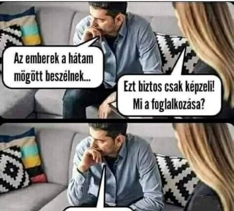 Az emberek a hátam mögött beszélnek