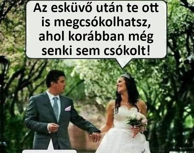 Az esküvő után megcsókolhatsz
