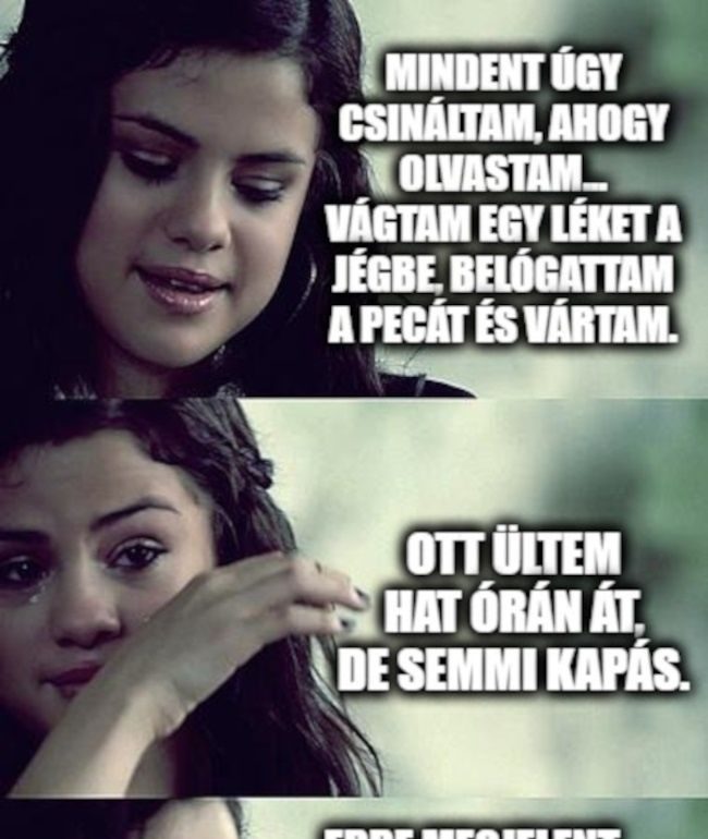 Mindent úgy csináltam, ahogy olvastam
