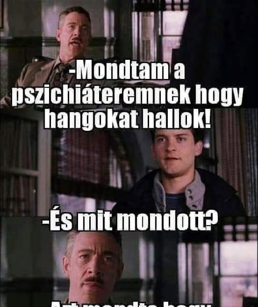 Mondtam a pszichiáteremnek