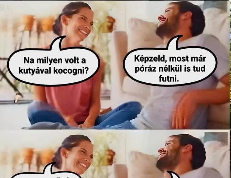 Na milyen volt a kutyával kocogni?