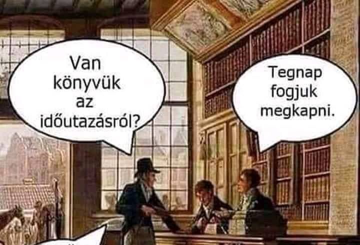 Van könyvük az időutazásról?