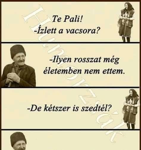 Ízlett a vacsora?