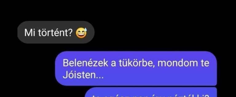 Belenézek a tükörbe…