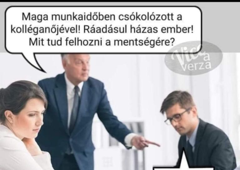 Maga munkaidőben…