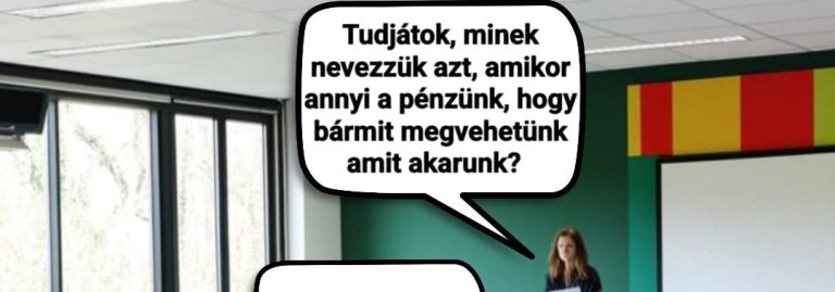 Tudjátok, minek nevezzük…
