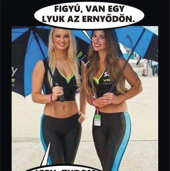 Van egy lyuk az ernyődön