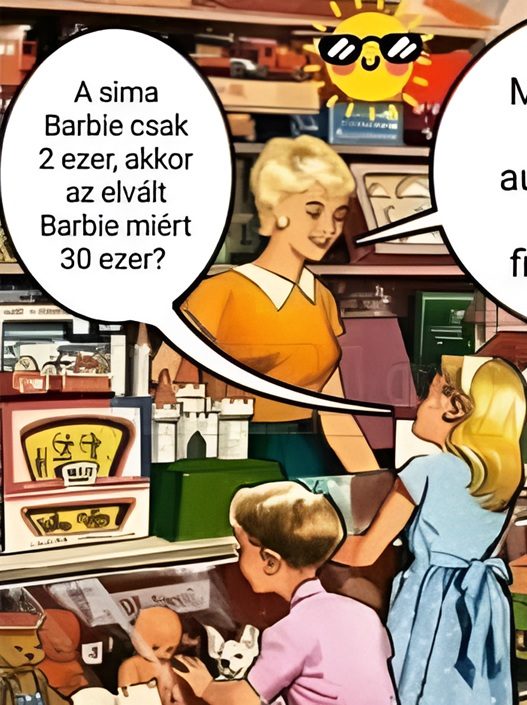 A sima Barbie…