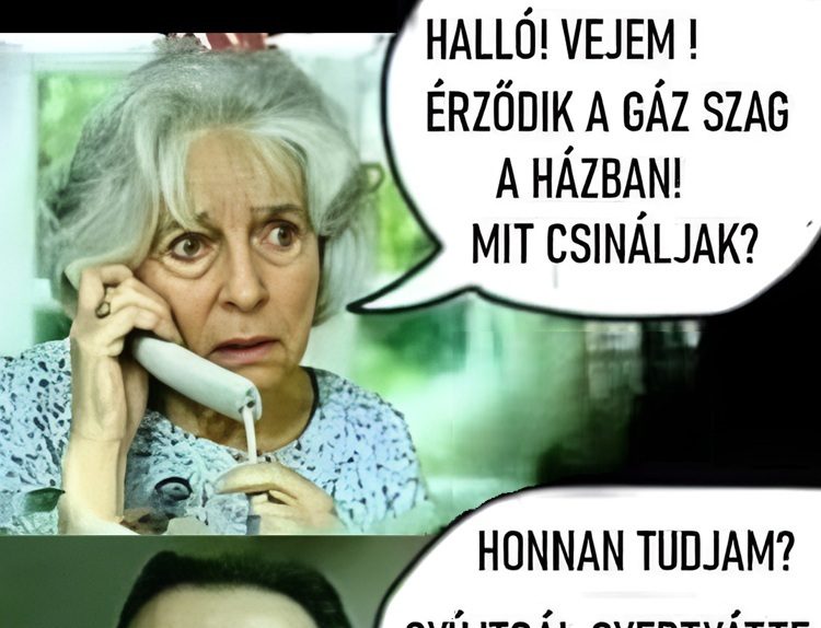 Érződik a gáz szag…