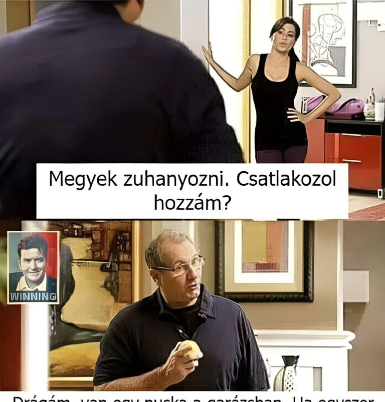 Megyek zuhanyozni…