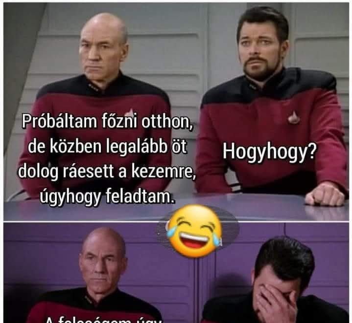 Próbáltam főzni otthon…