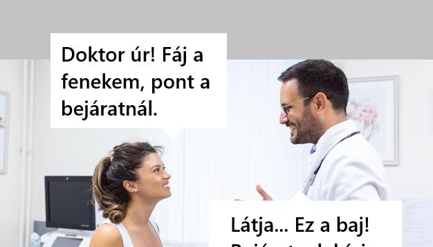 Fáj a fenekem…