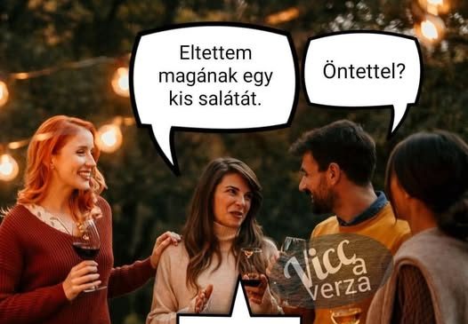 Eltettem magának egy kis salátát.