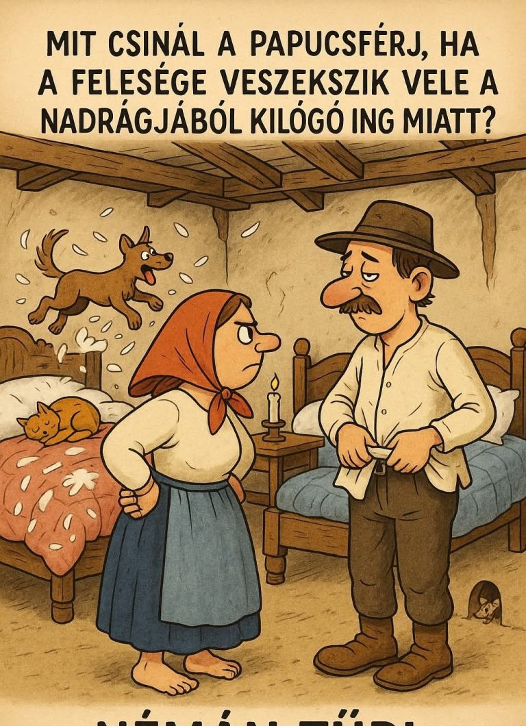 Mit csinál a papucsférj…