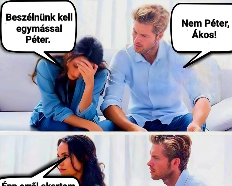 Beszélnünk kell egymással…