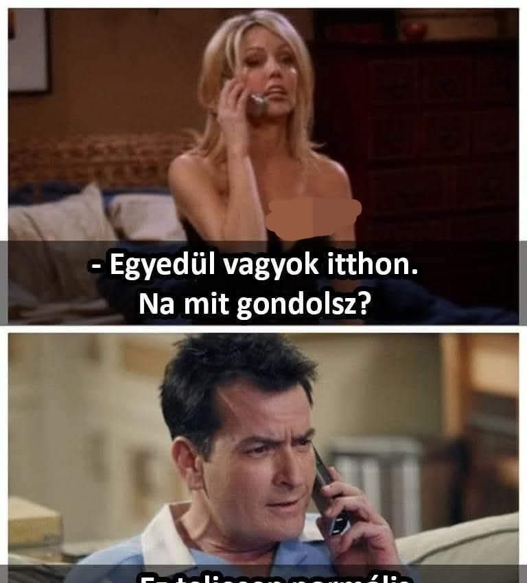 Egyedül vagyok itthon.