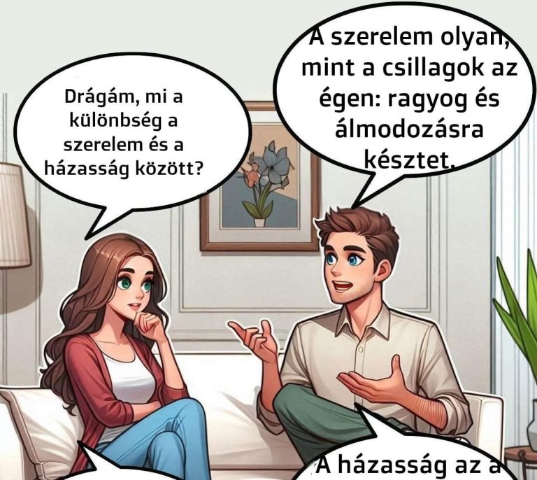 Mi a különbség a szerelem és a házasság között?