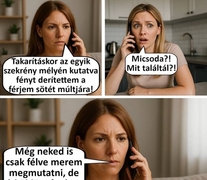 Takarításkor az egyik szekrény…